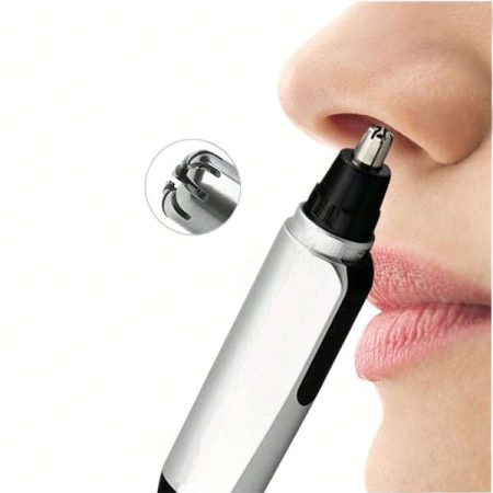 Nose Hair Trimmer, 1/3PCS Electric Nose Hair Trimmer, Professional Painless Nose And Ear Hair Trimmer For Women Men Waterproof Stainless Steel Head Dual Edge Blades Nose Hair Remover Mute Efficient Battery-Operated Easy Cleansing, For Eyebrows, Neckline, Nose & Ear Hair, Precision Detail Trimming Without Battery (Required AA * 1) Multicolor